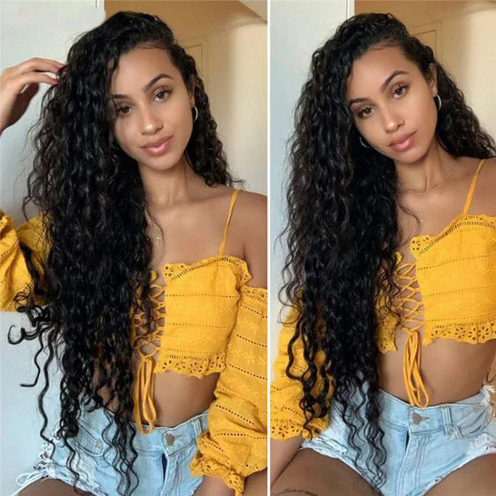 180 Density 13x6 Transparent Lace Front Wig Peruvian