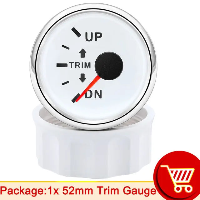 9-32V 52mm Waterproof Trim Gauge for Auto & Boat