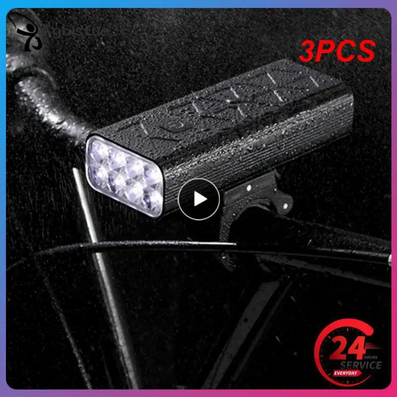 3PCS Headlight Super Bright Power Bank 3500lumens Mountain