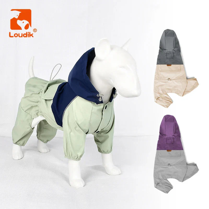 Loudik Small Dog Raincoats, Washable and Fashionable, Summer