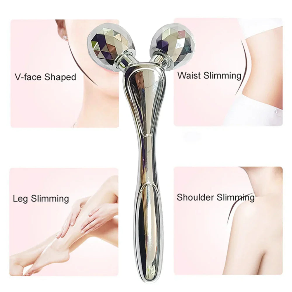 3D Facial Roller Massage Bar Body Slimming Anti-cellulite