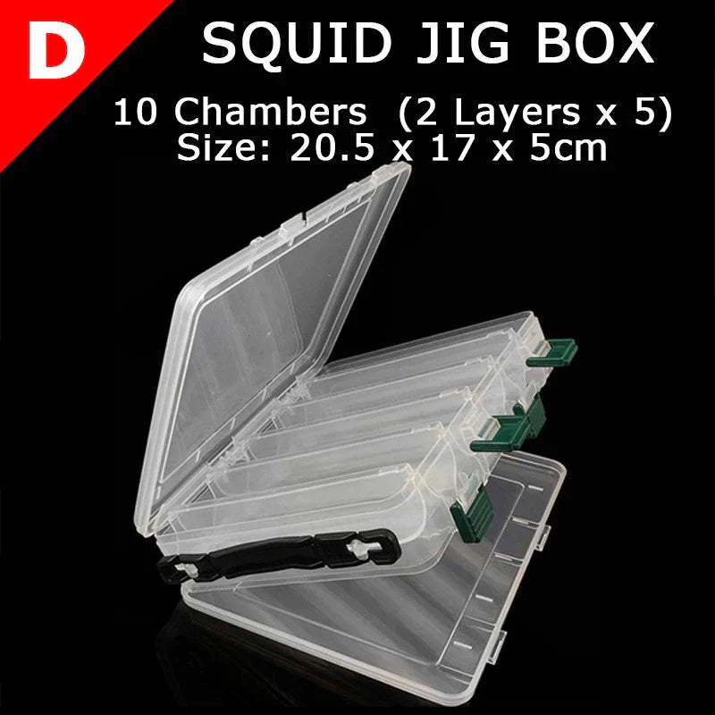 1PC Fishing Accessories Plastic Fishing Lure Box /