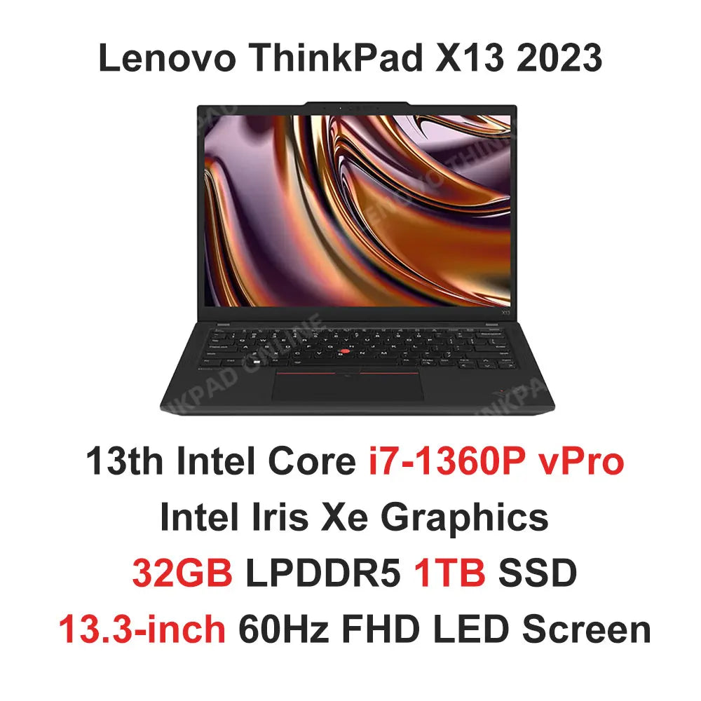 Lenovo ThinkPad X13 Laptop New Intel Core I71360P