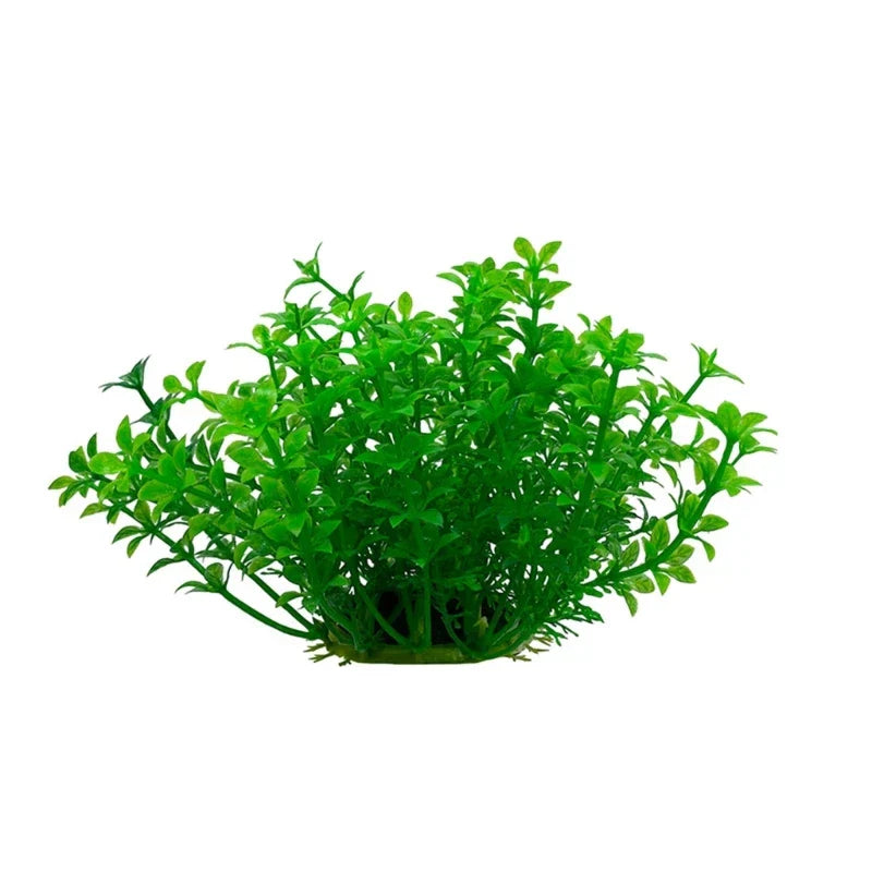 Green Artificial Leaves for Aqua-Terrariums Plants Fish Bowl