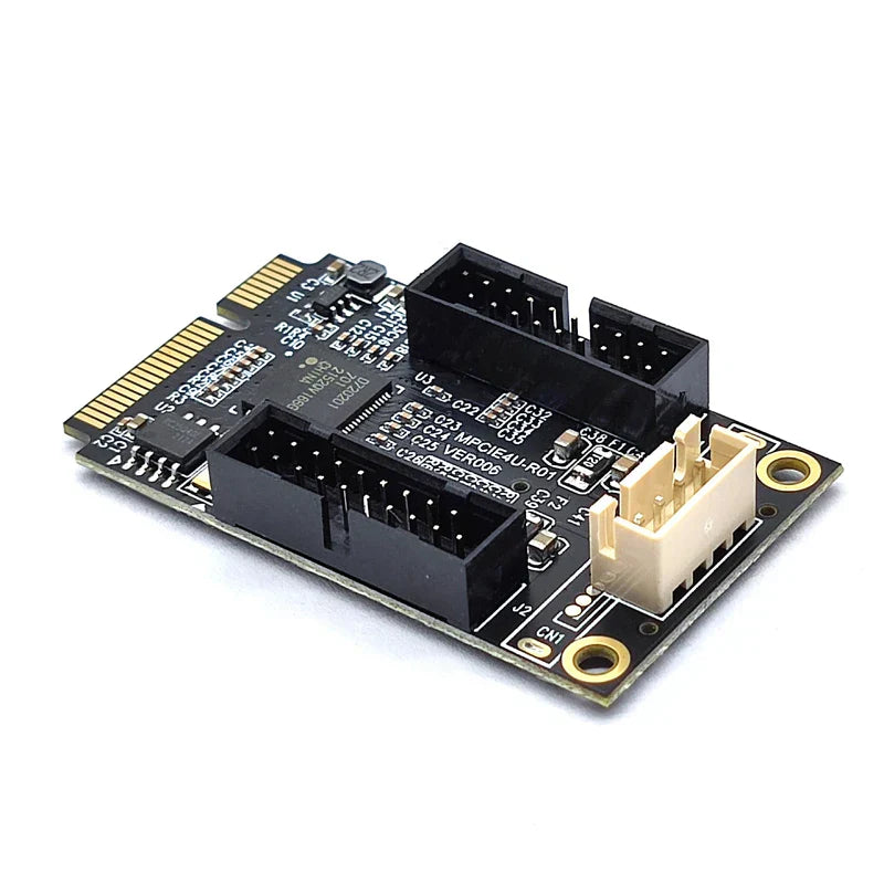 Mini PCIE USB 3 Controller Adapter 4 Ports