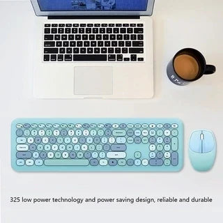 Wireless Keyboard Mouse Combo 2.4G Compact Keyboard and