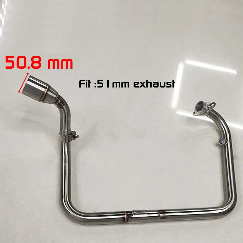 Motocycle Exhaust Muffler Front Pipe For Benelli Tnt