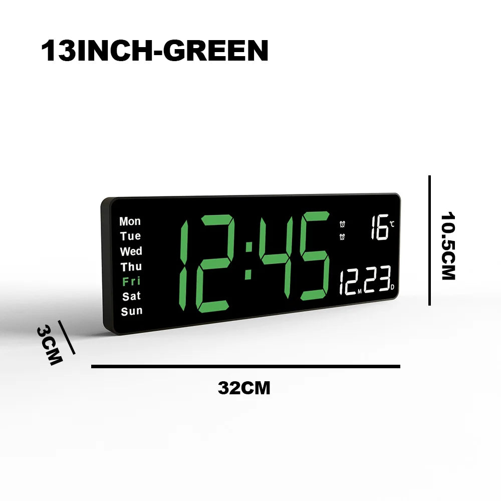 16inch Digital Wall Clock Large LED Alarm Clock