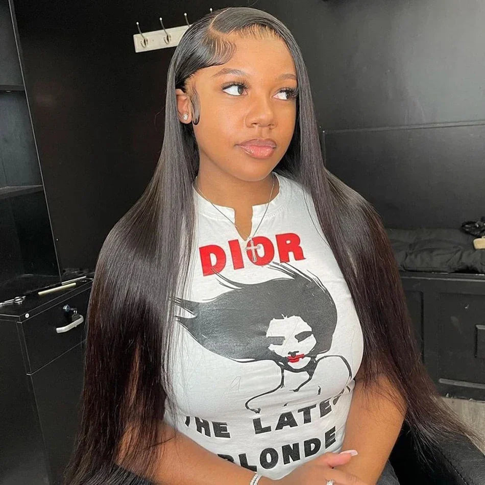 13x4 HD Transparent Lace Front Human Hair Wigs