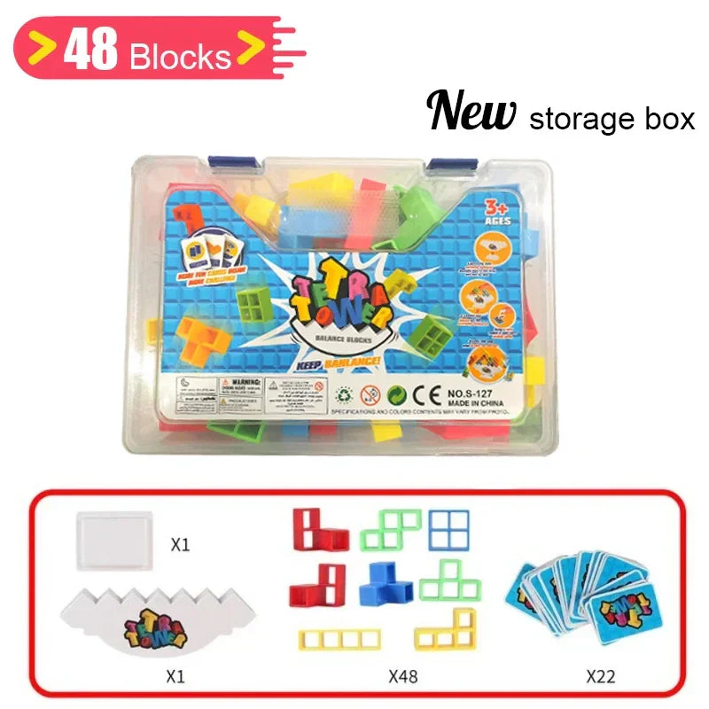 HOT Stacking Blocks Tetra Tower Balance Game Stacking
