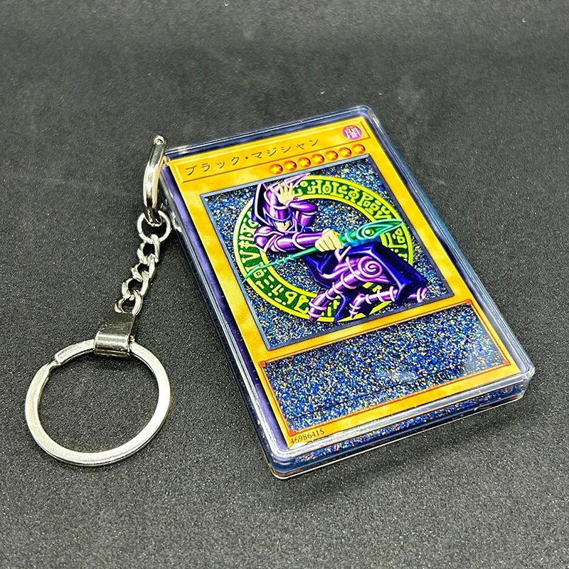 Anime Duel Monsters Cosplay Keychain Monster Reborn Blue