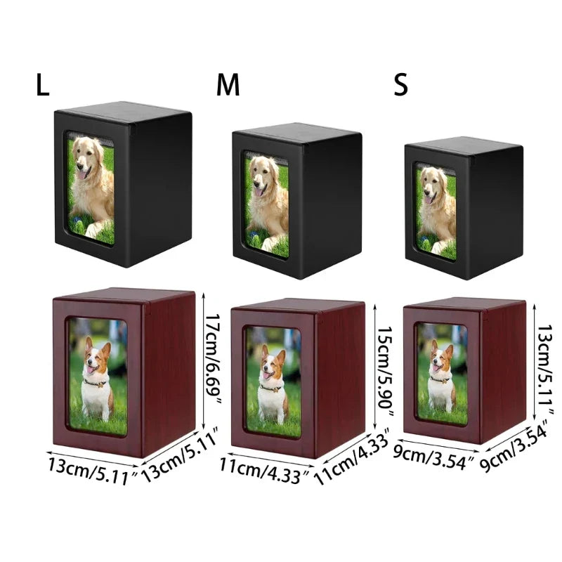 Cremation Urn Pet Cinerary Casket Happiness Memorial Box