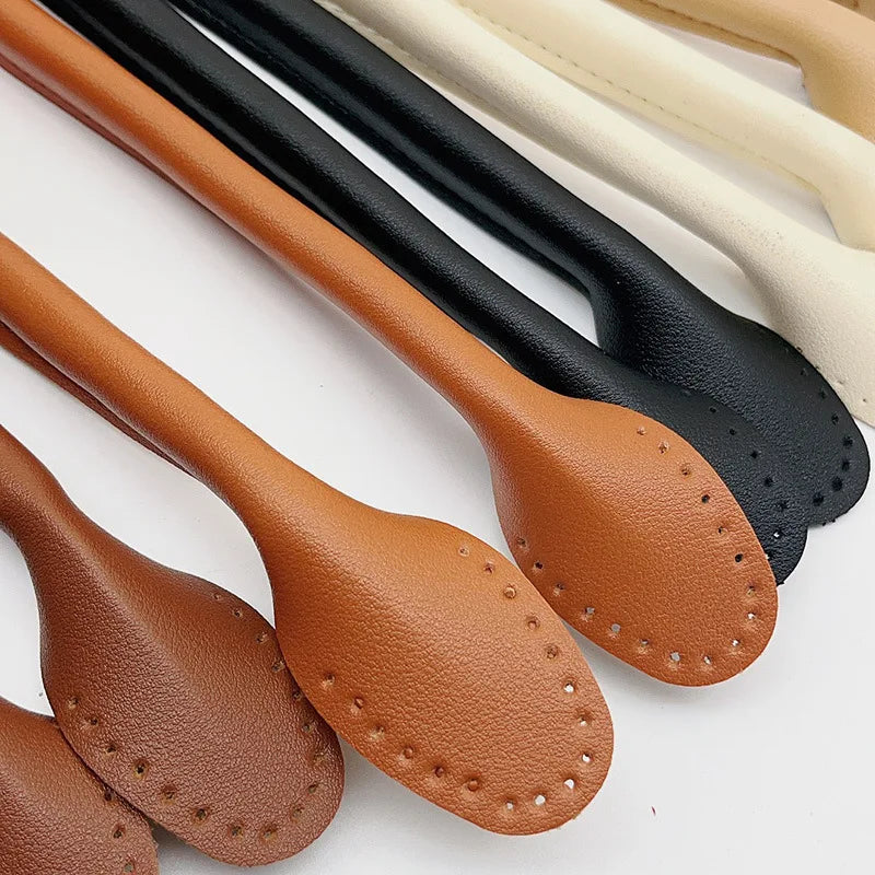 2 Pcs Detachable PU Leather bag Handle Lady