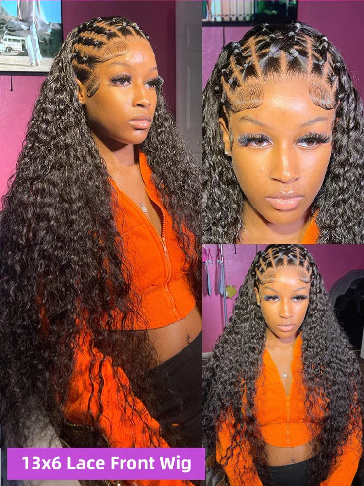 30 40 Inch Loose Deep Wave Lace Frontal