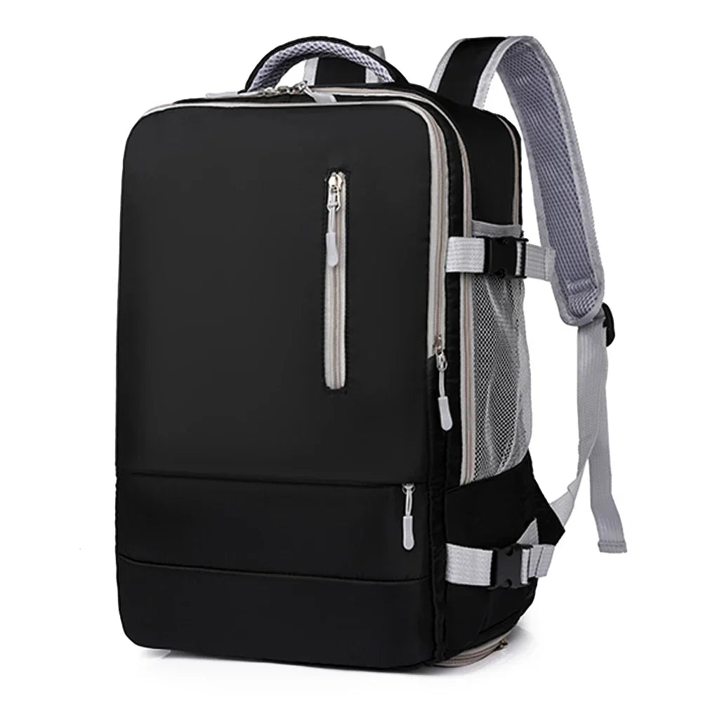 Unisex Casual Bag MultiPockets Carry On Backpack with