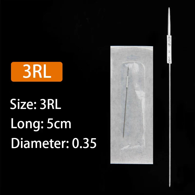 Traditional Tattoo Needles 1/3 /5RL 0.35mm*5cm Needle and