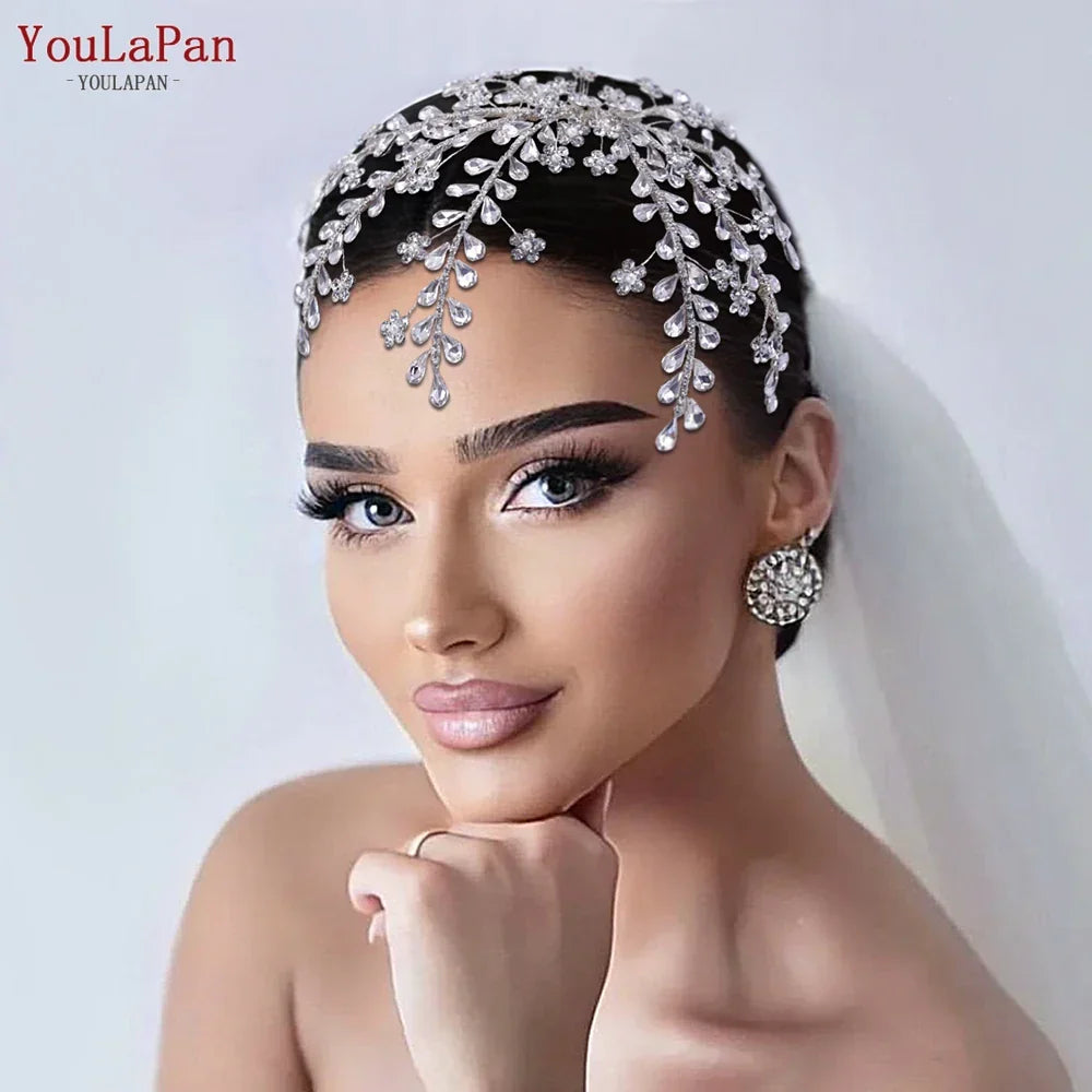 TOPQUEEN Rhinestone Bridal Comb Women Hair Clip Wedding