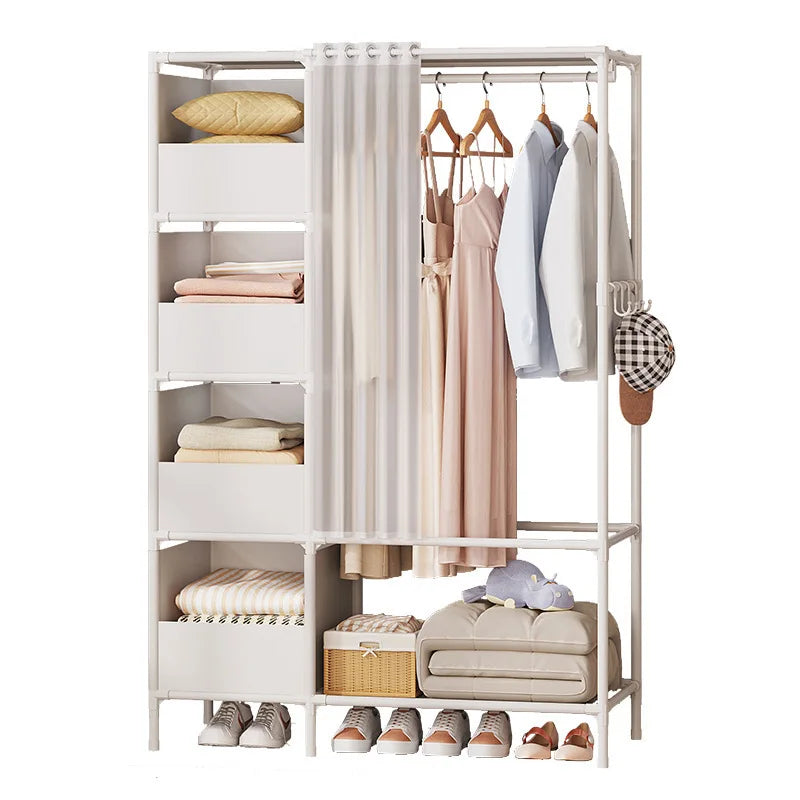 Simple Combination of Non-woven Wardrobe, Foldable Storage, Reinforcement