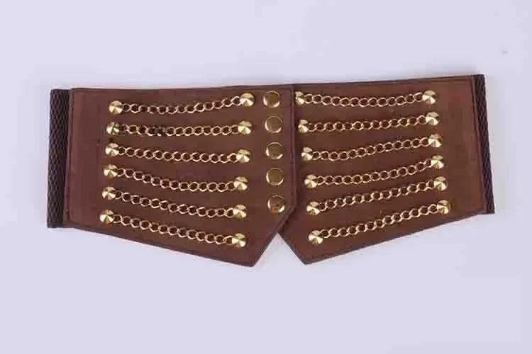 Deepeel 10cm Wide Women Fashion Slim Corset Cummerbunds