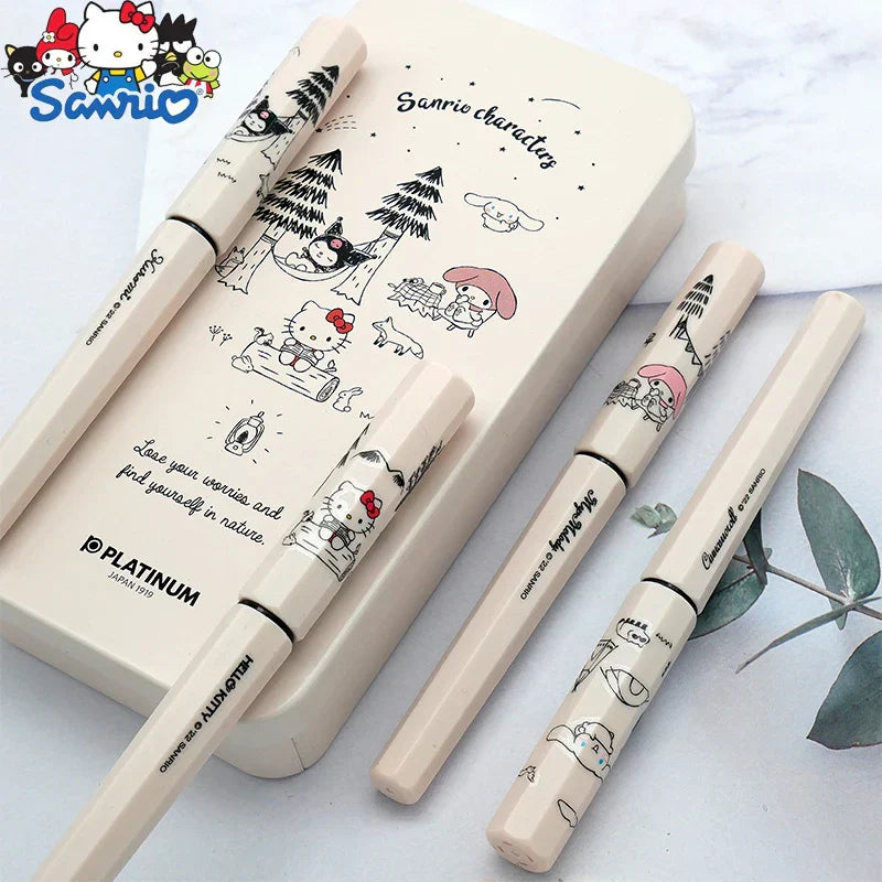 Japan Platinum Small Meteor Pen Sanrio Camping Time