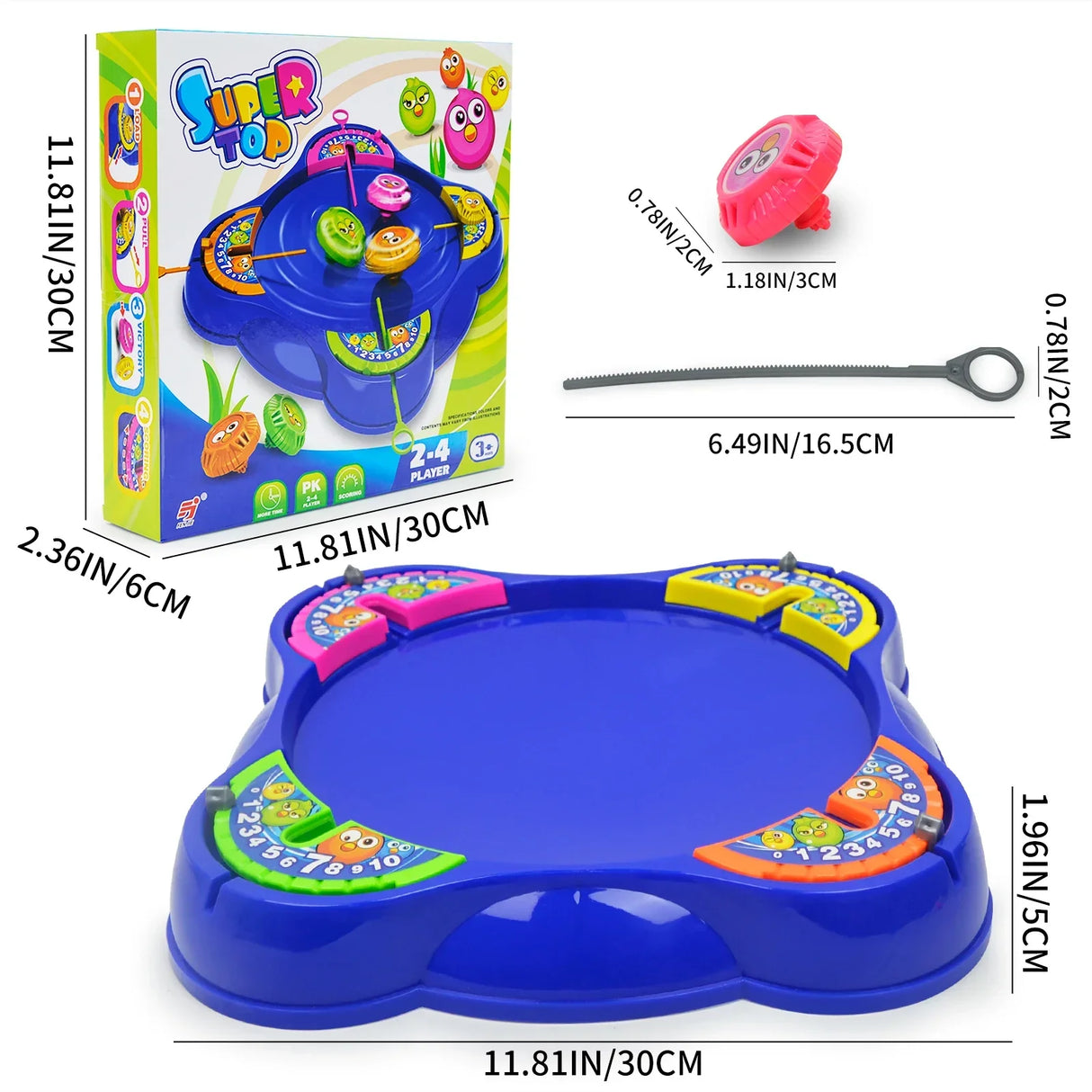 Spinning Top Duel Disk Child Rotating Top Duel