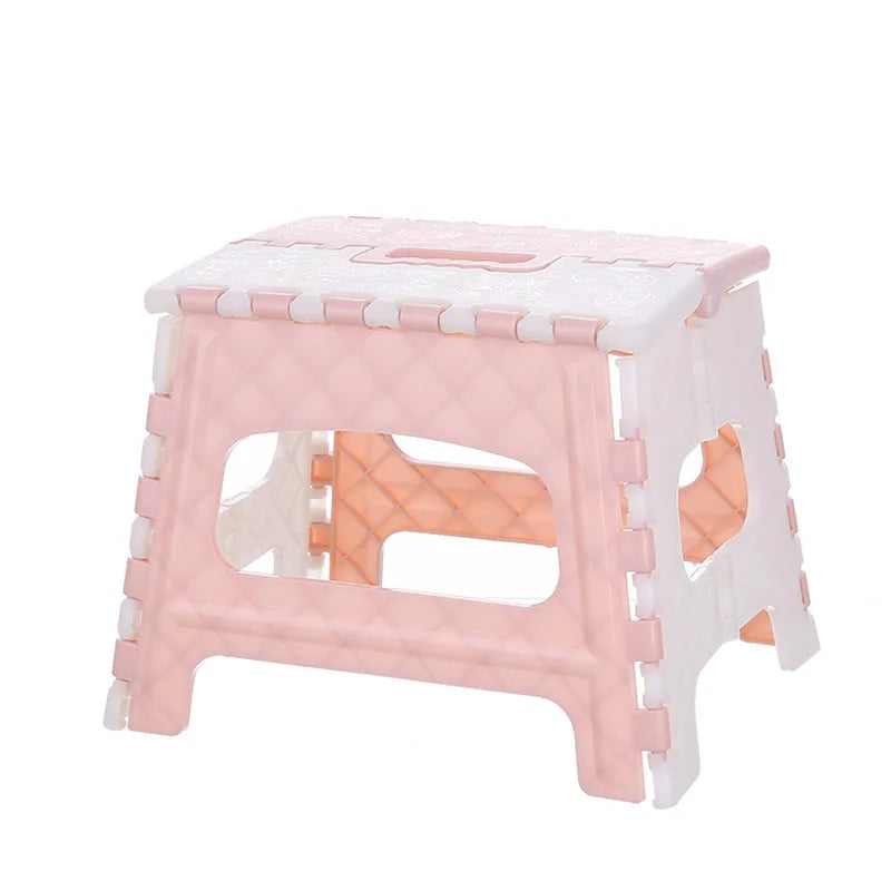 Plastic bathroom folding small bench children adult outdoor