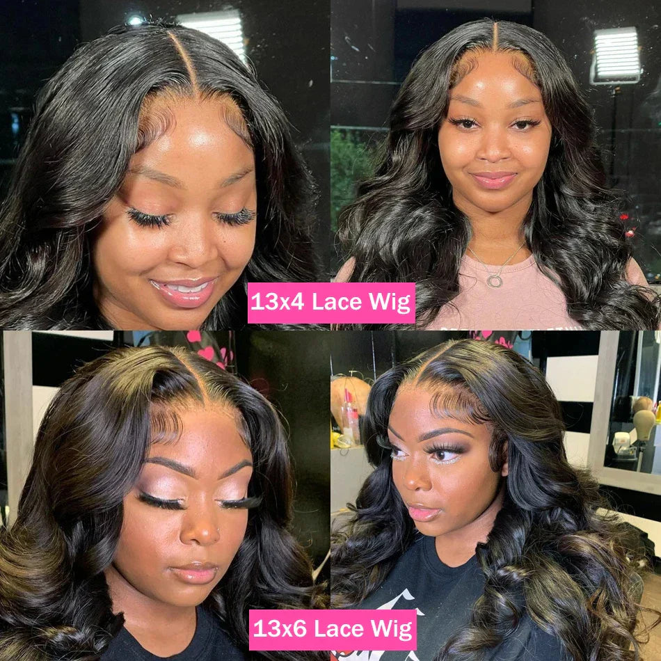13X6 Hd Transparent Lace Frontal Wig 30Inch Body