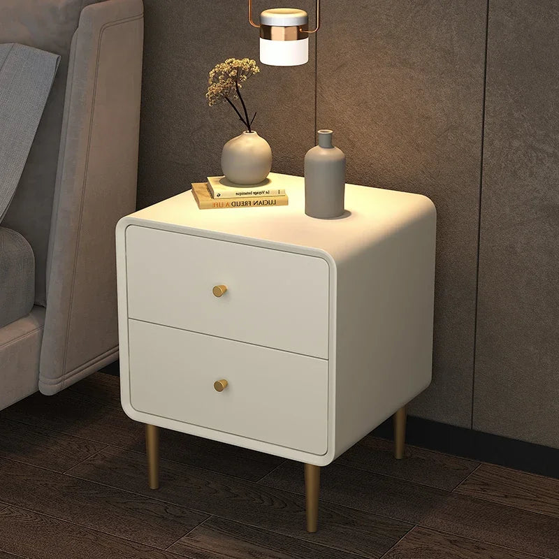 Storage Organizer Bedsides Table Drawers Unique Wood Italian