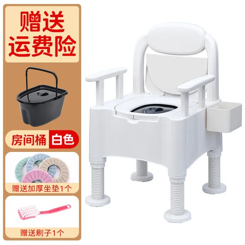 Shower Toilet Bathroom Chair Step Folding Plastic Potty