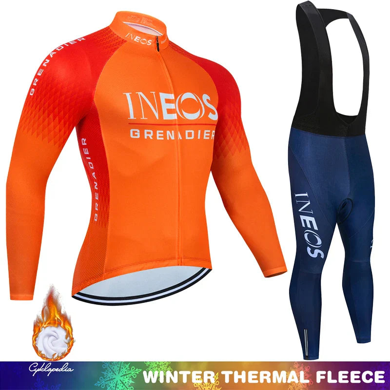 Winter Thermal Fleece Cycling Clothing Mtb Man Laser