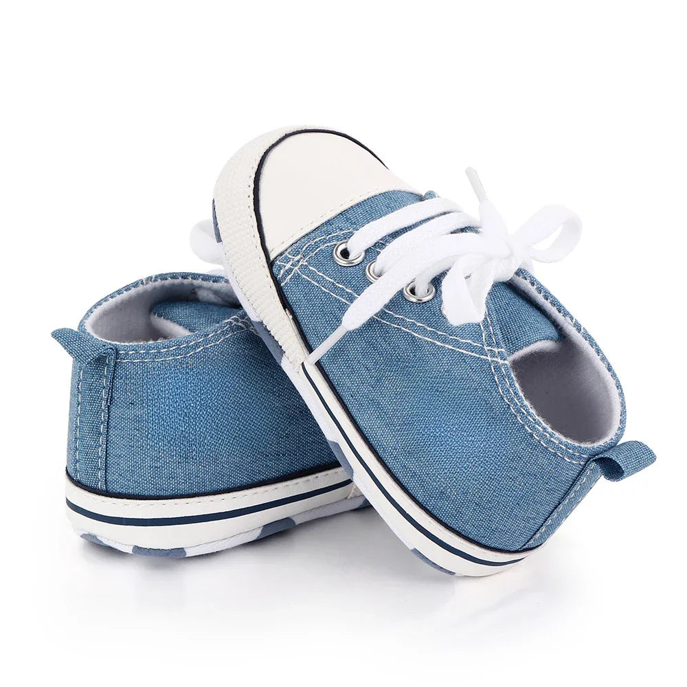 Baby Canvas Classic Sports Sneakers Newborn Baby Boys