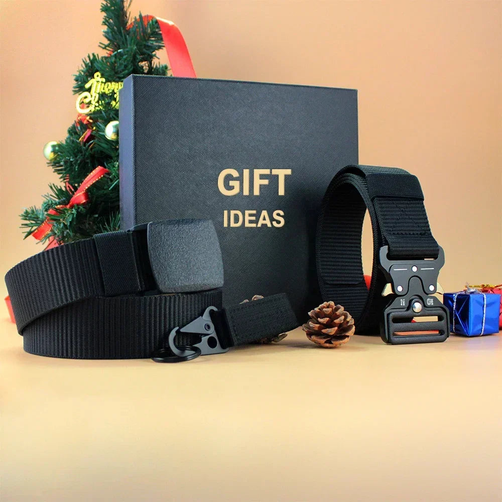 Men's Belt Outdoor Hunting Metal Tactical Belt Alloy