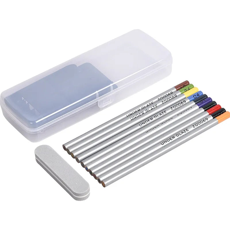 10 Colors/Set Pottery Art Underglaze Color Pencil Boxed
