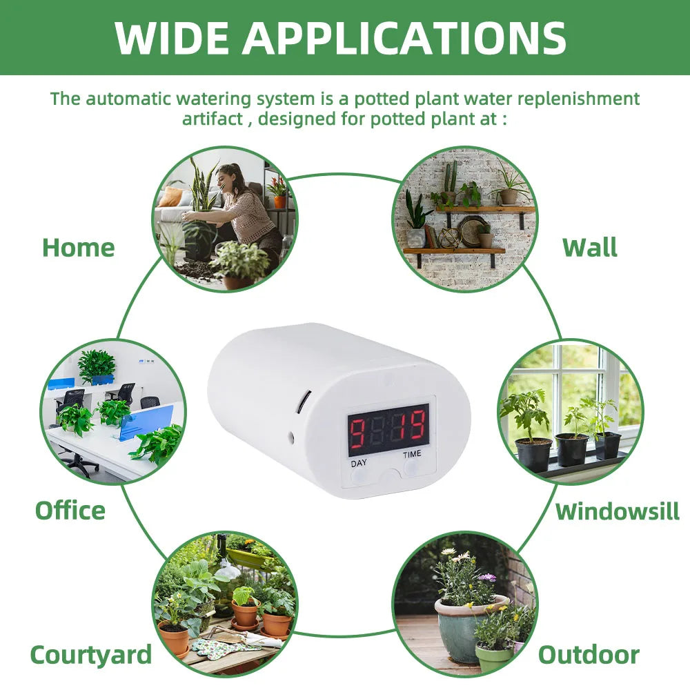 Automatic Plant Flower Watering Pump Home Sprinkler Drip
