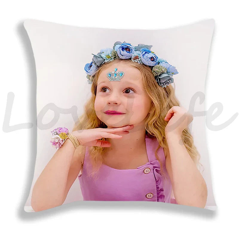 Cute Like Nastya Pillow Case Girls Pillowcase Sofa