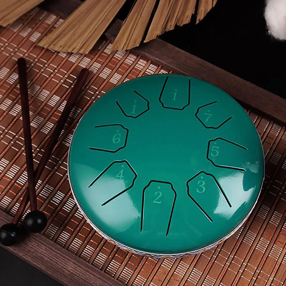 Tongue Drum 6 Inch 8 Tone Mini Ethereal