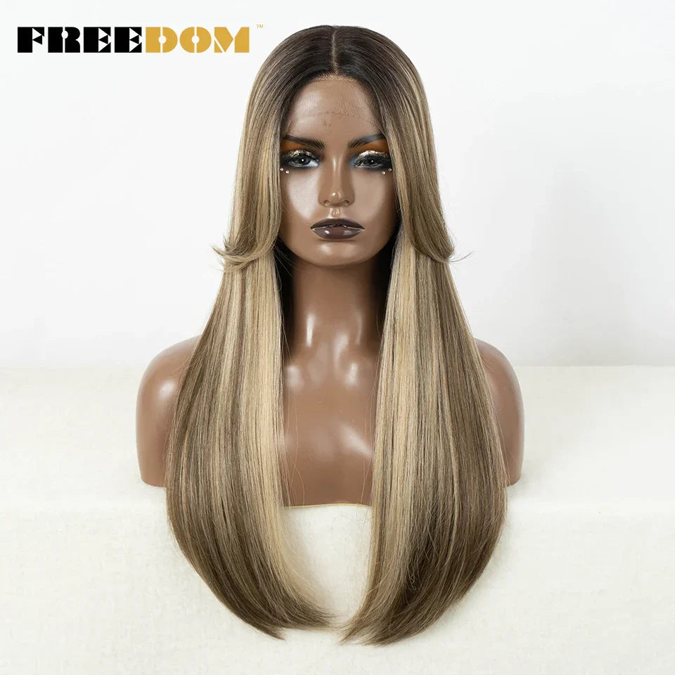FREEDOM Synthetic Lace Front Wigs For Black Women