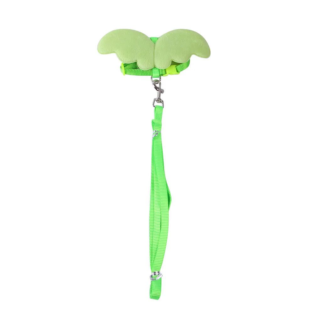 Hamster Rabbit Angel Wings Harness Leash Collar Chest