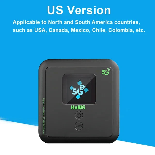 KuWFi 5G Wifi Router 1800Mbps MiFi Dual Band