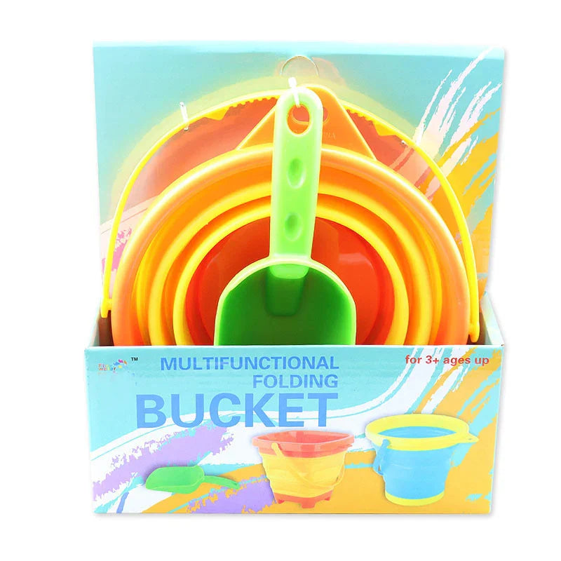Outdoor Portable Beach Bucket Sand Shovel Toy Baby
