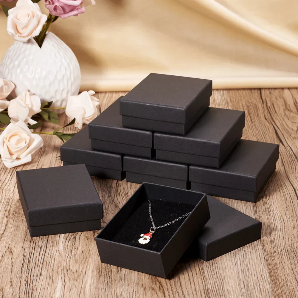 pandahall Cardboard Jewelry box Set Gift Boxes