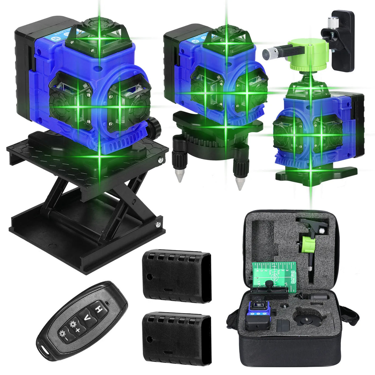 Multifunctional Laser Level 16/12 Lines Green Light Laser