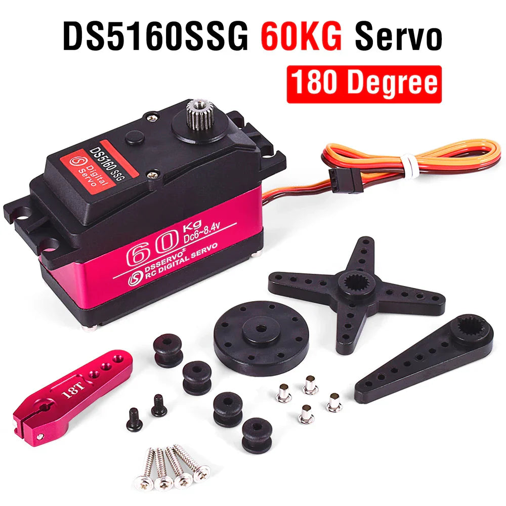 Servo RC 1/5 Servo Waterproof High Torque Servo 60Kg 80Kg 150Kg 8.4V Metal Gear Digital Servo For Redcat HPI Baja 5B SS