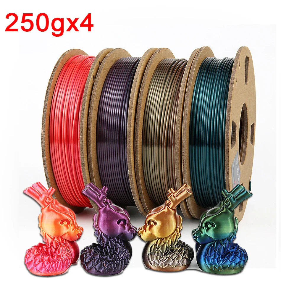 New Silk Rainbow PLA 1.75mm 3D Printing Material