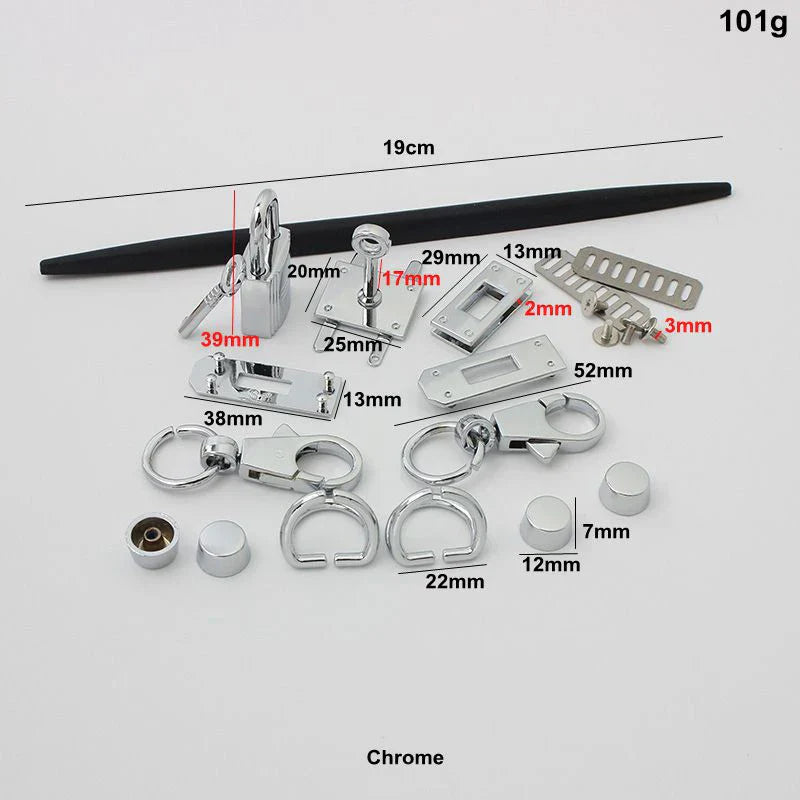 New Rectangle Eyelets Hanger Metal Lock for Bag