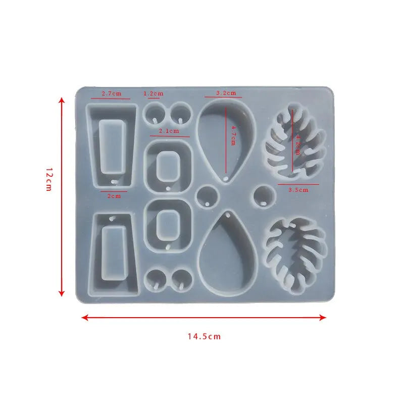 Exquisite Jewelry Making Mold DIY Crystal Dropper Mirror