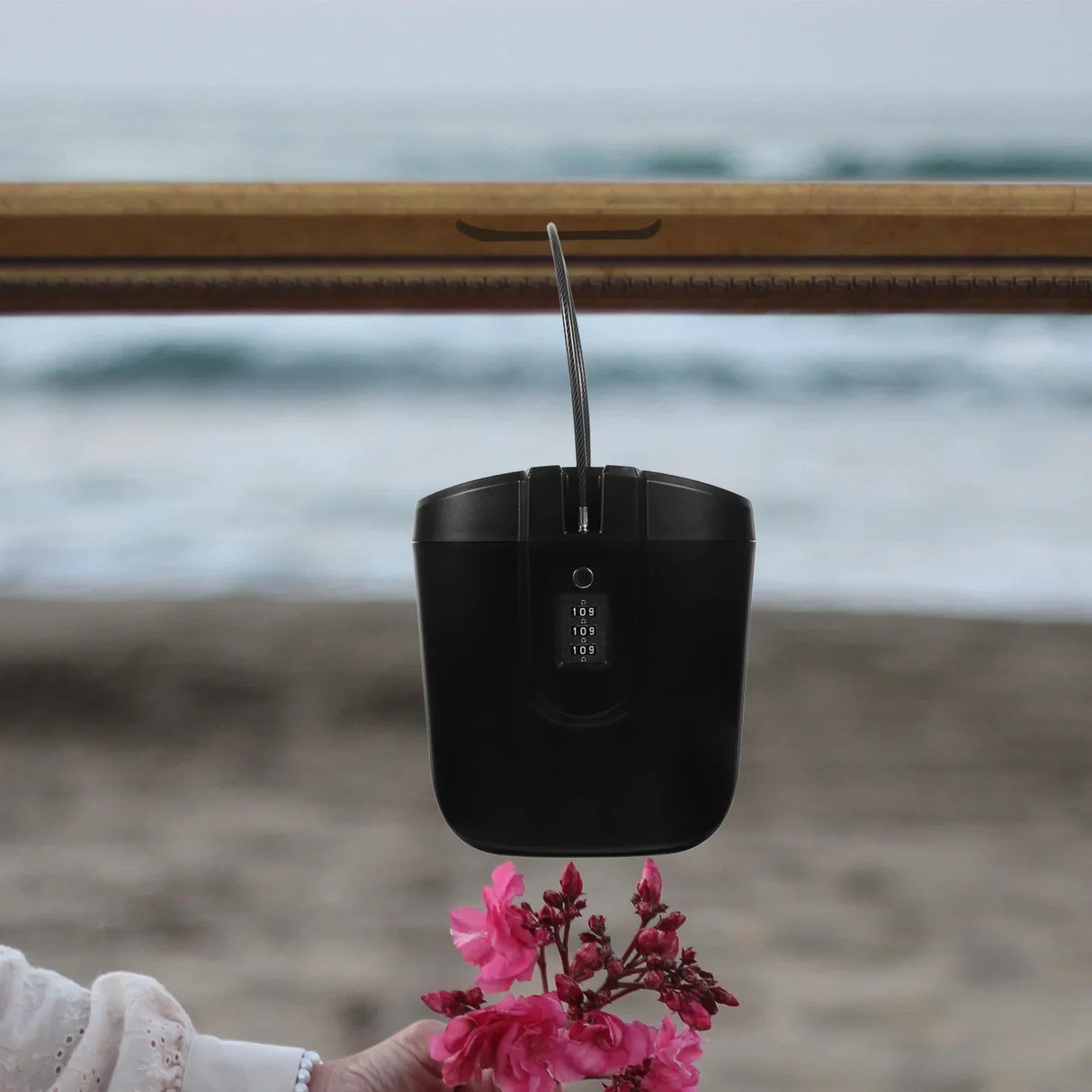 Portable Safe Lock Box Travel Safe Box Mini