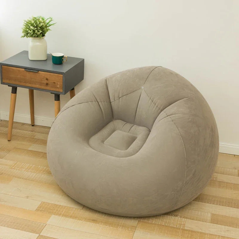 Lazy Inflatable Sofa Flocking Small Apartment Home Single