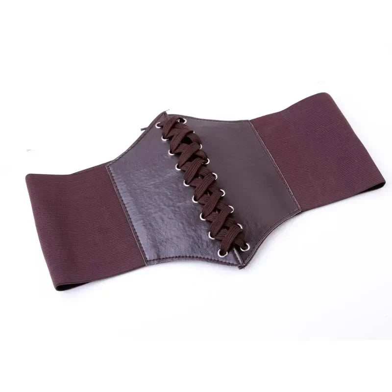 Corset Wide Belts PU Leather Slimming Body Waistband