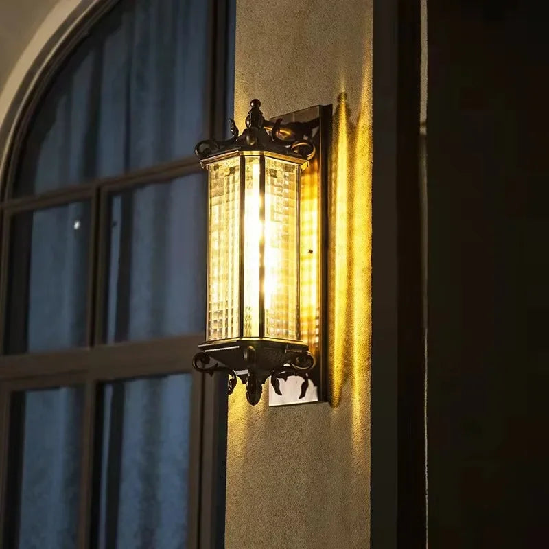 European Garden Terrace Wall Light Balcony Corridor Front